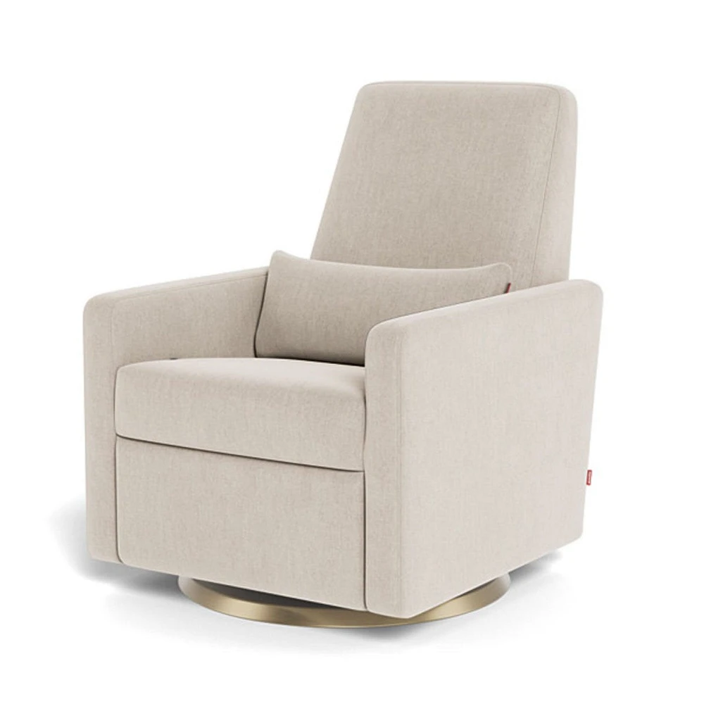 Fauteuil Pivotant Berçant et Inclinable Grano - Dune / Or