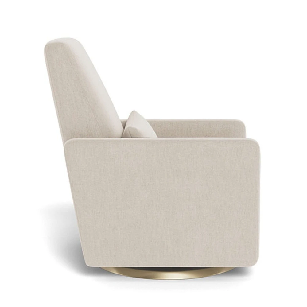 Fauteuil Pivotant Berçant et Inclinable Grano - Dune / Or