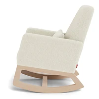 Joya Rocking Chair - White Faux Sheepskin / Maple (In Stock)