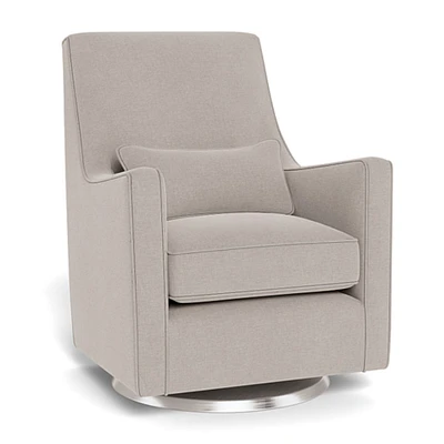 Luca Rocking and Swivel Chair - Sand / Steel