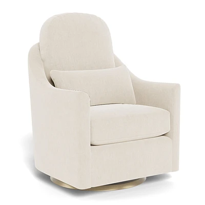 Nessa Rocking and Swivel Glider - Dune / Gold