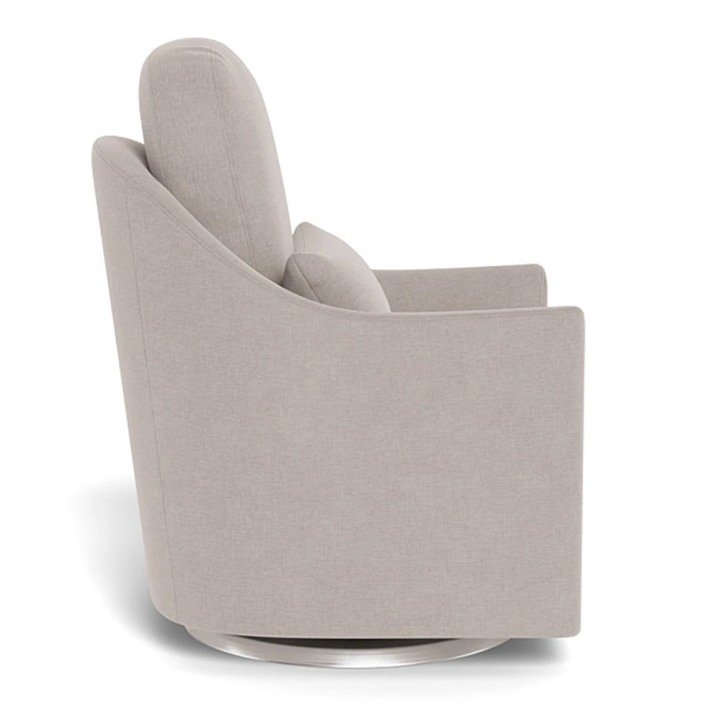 Nessa Rocking and Swivel Glider - Sand / Steel