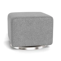 Vera Ottoman - Pepper Grey / Steel
