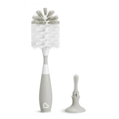 Brosse à Biberon 2 en 1 - Gris