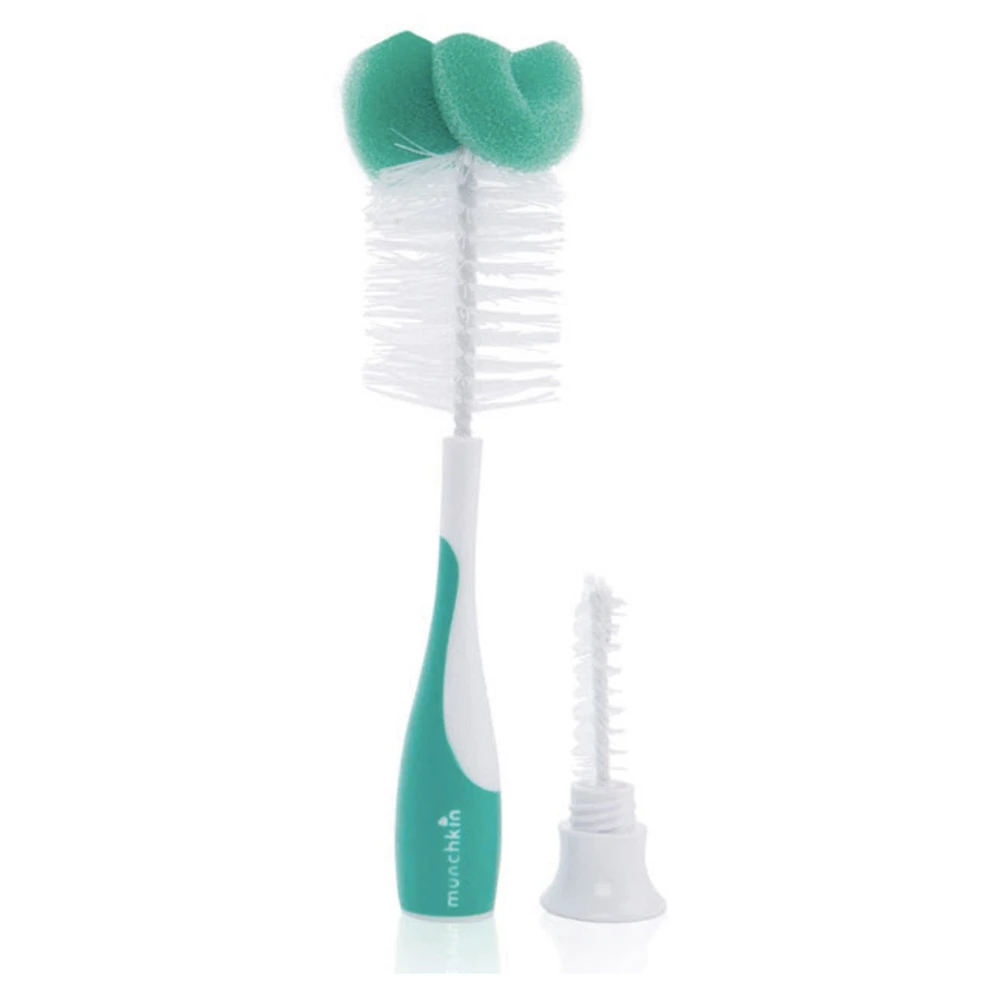 Brosse Éponge à Biberon 2 en 1 - Sauge