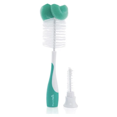 Brosse Éponge à Biberon 2 en 1 - Sauge