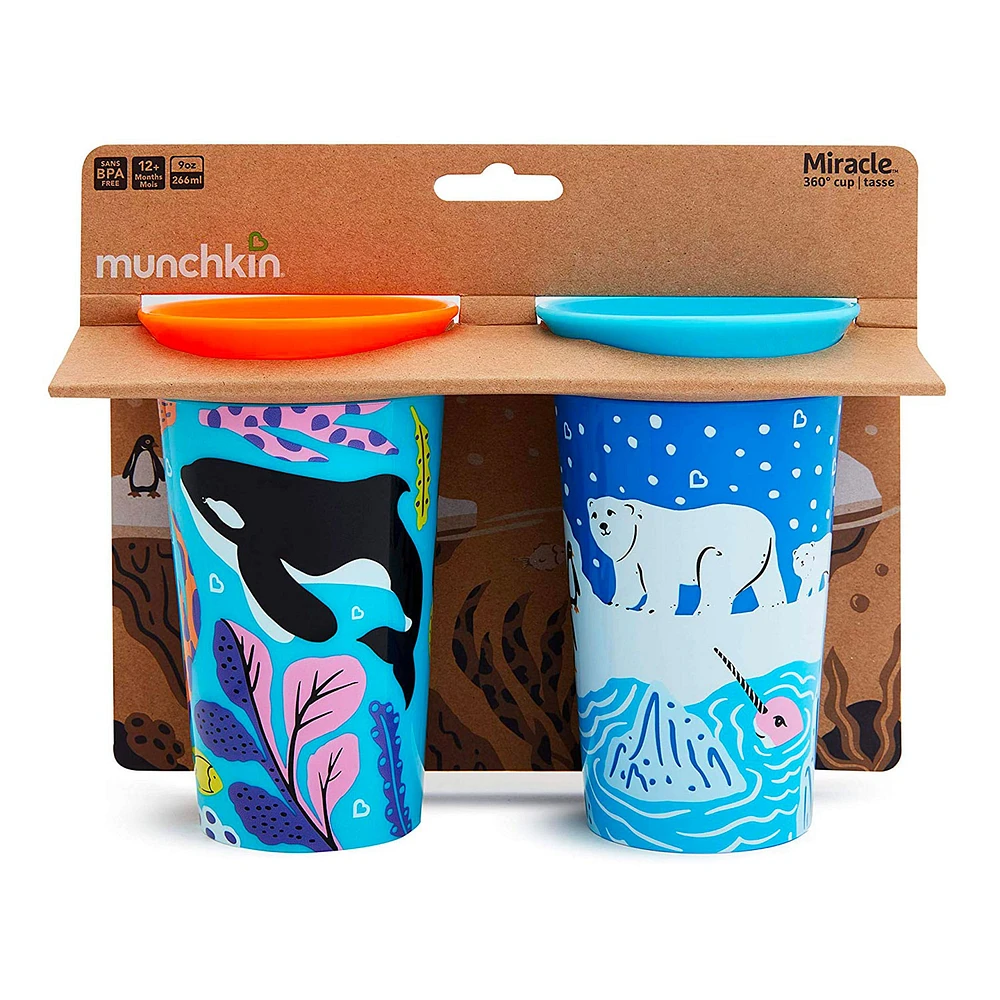 Verre Miracle® 360° WildLove 9oz Paquet de 2