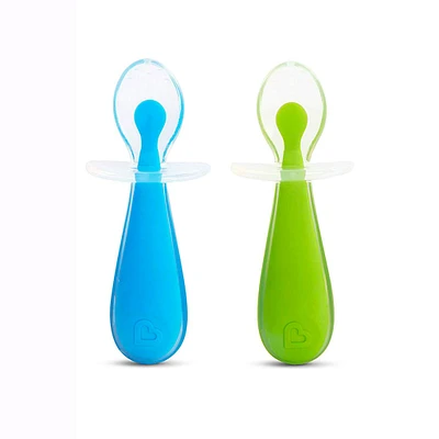 Cuillère Silicone Paquet de 2 -Bleu