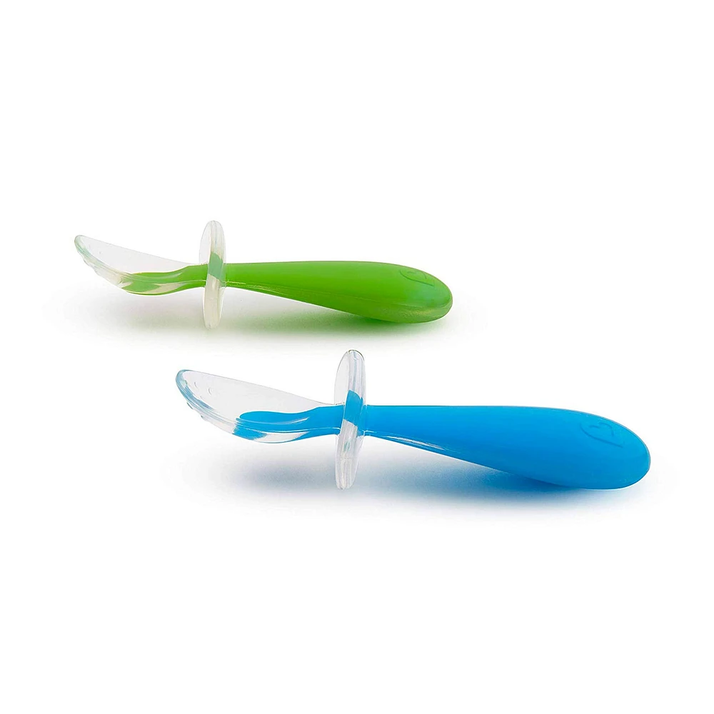 Cuillère Silicone Paquet de 2 -Bleu