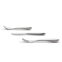 Polish™ Stainless Steel Toddler Fork, Knife & Spoon Set