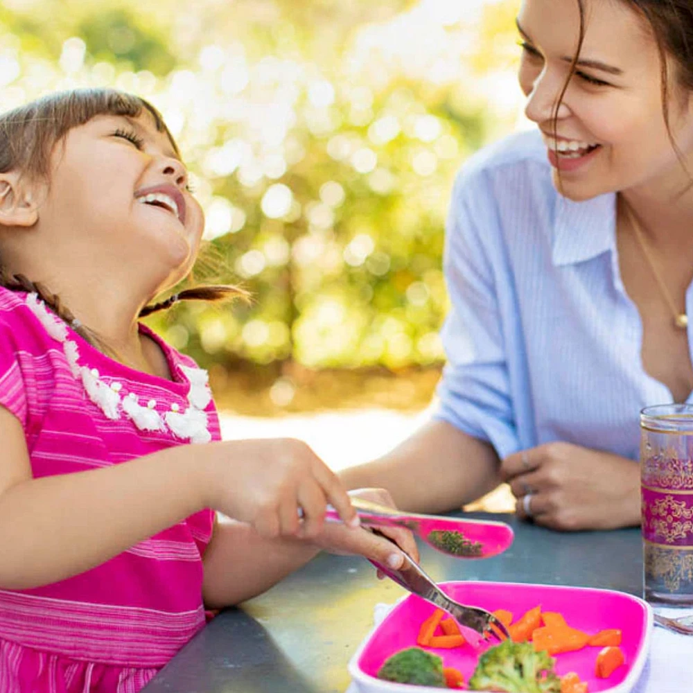 Polish™ Stainless Steel Toddler Fork, Knife & Spoon Set