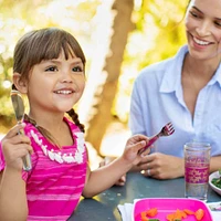 Polish™ Stainless Steel Toddler Fork, Knife & Spoon Set