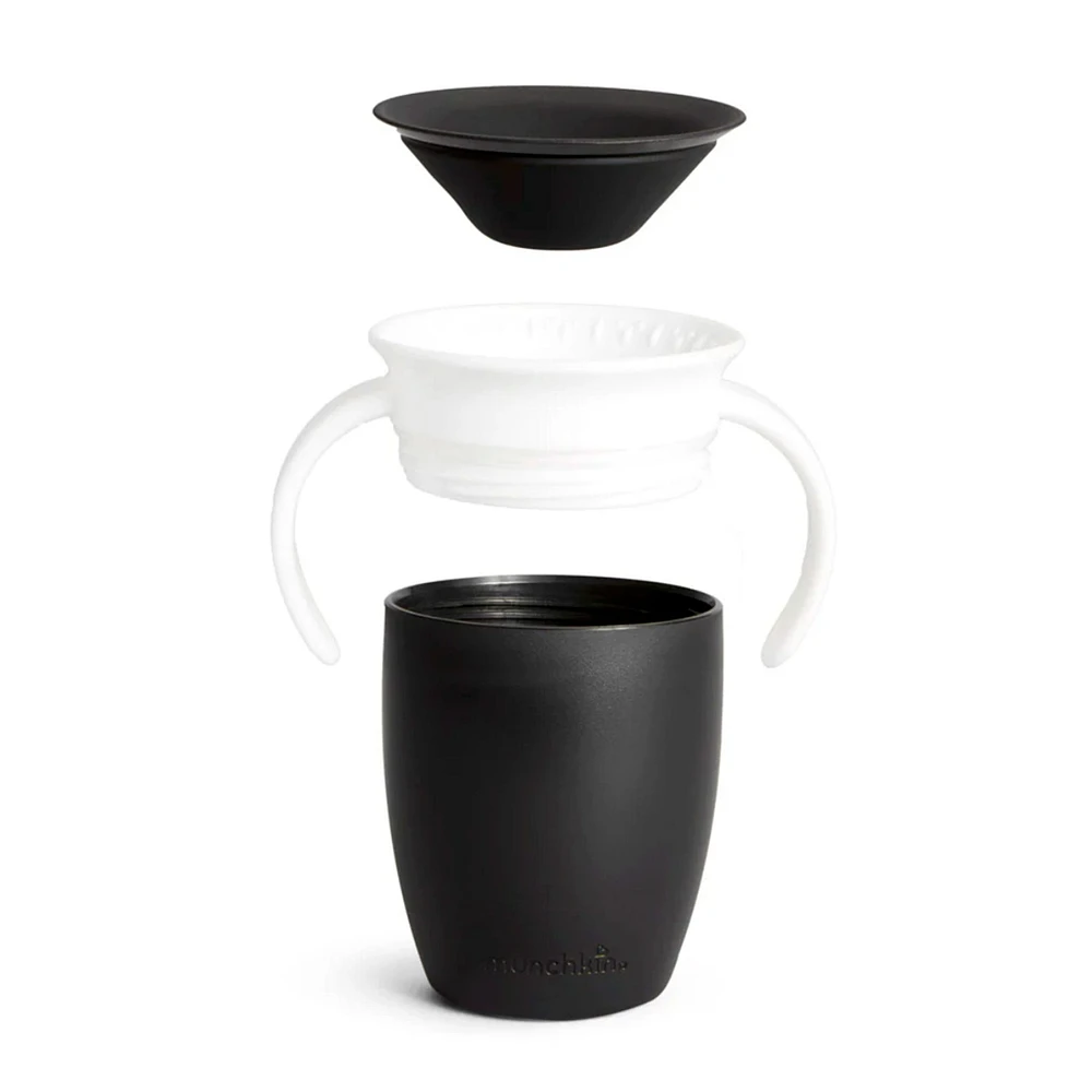 Gobelet Miracle® 360° 7oz - Noir et Blanc