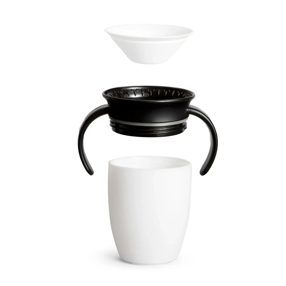 Gobelet Miracle® 360° 7oz - Noir et Blanc