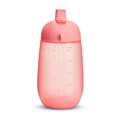 Straw Cup Blue 10 oz Rose
