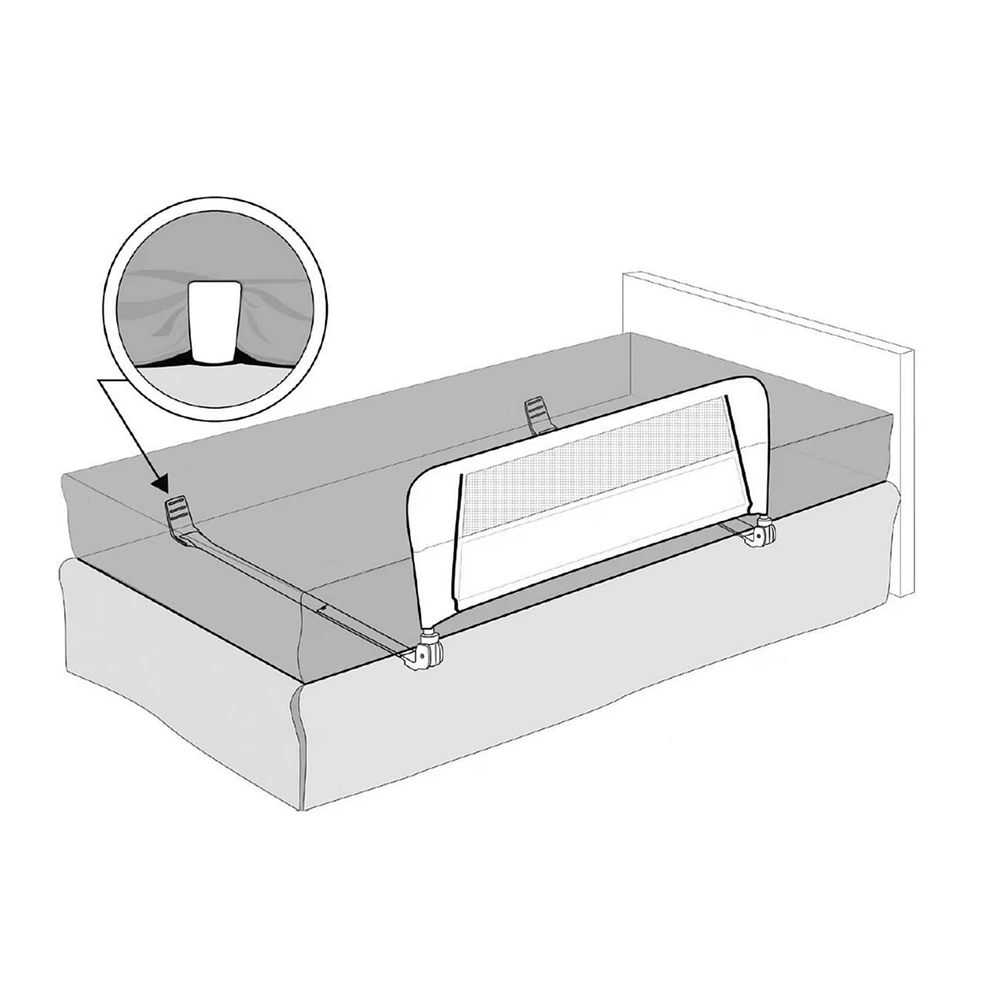 Barrière de Lit - Gris