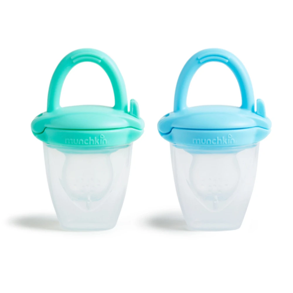 Silicone Baby Food Feeder - Blue