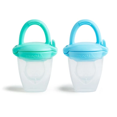 Silicone Baby Food Feeder - Blue
