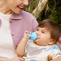 Silicone Baby Food Feeder - Blue