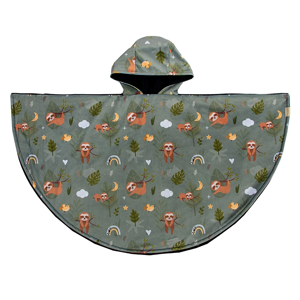 Car Seat Poncho 0-6y - Sloth