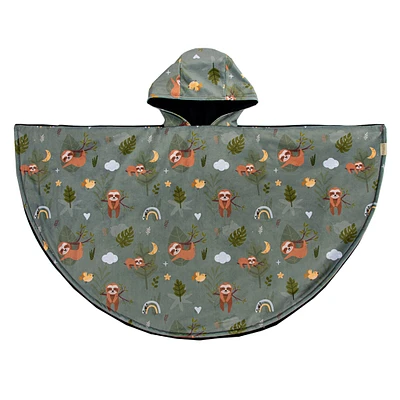 Car Seat Poncho 0-6y - Sloth