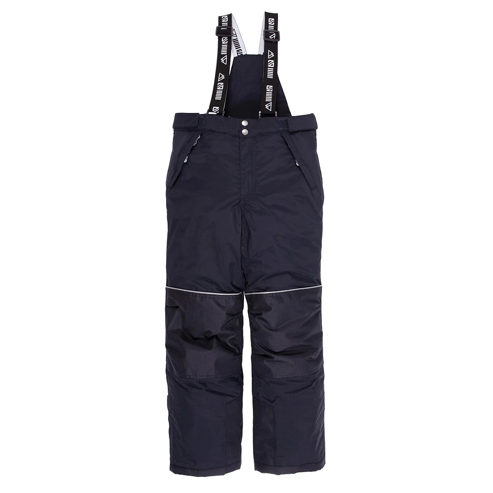 Solid Snow Bib Pants 7-14y