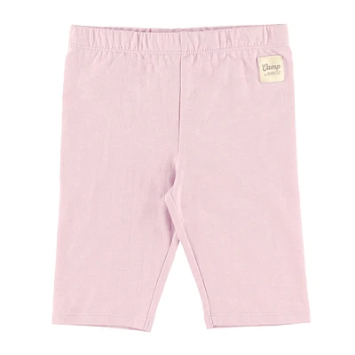 Lilac Solid Biker Short 2-8y