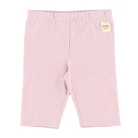 Lilac Solid Biker Short 2-8y