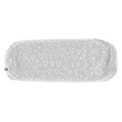 Nursing Pillow - Grey Hearts