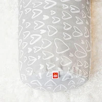 Nursing Pillow - Grey Hearts
