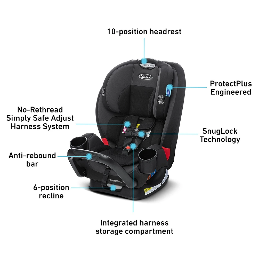 TrioGrow Snuglock 3-In-1 Car Seat - Prescott