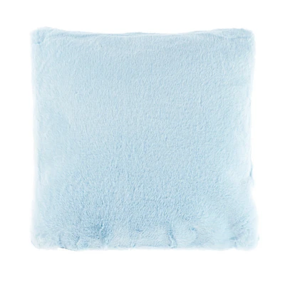 Fur Cushion - Blue