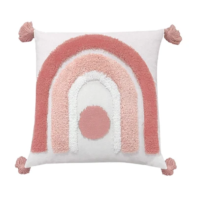 Coussin Texturé Arche Rose