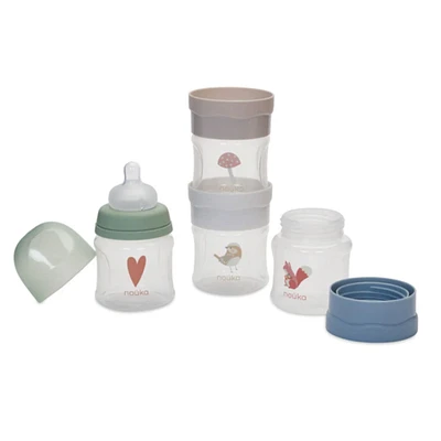 Baby Bottle & Milk Storage Kit - Woodland