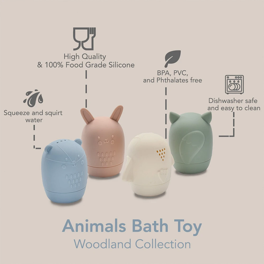 Animal (4) Bath Toys - Lake 