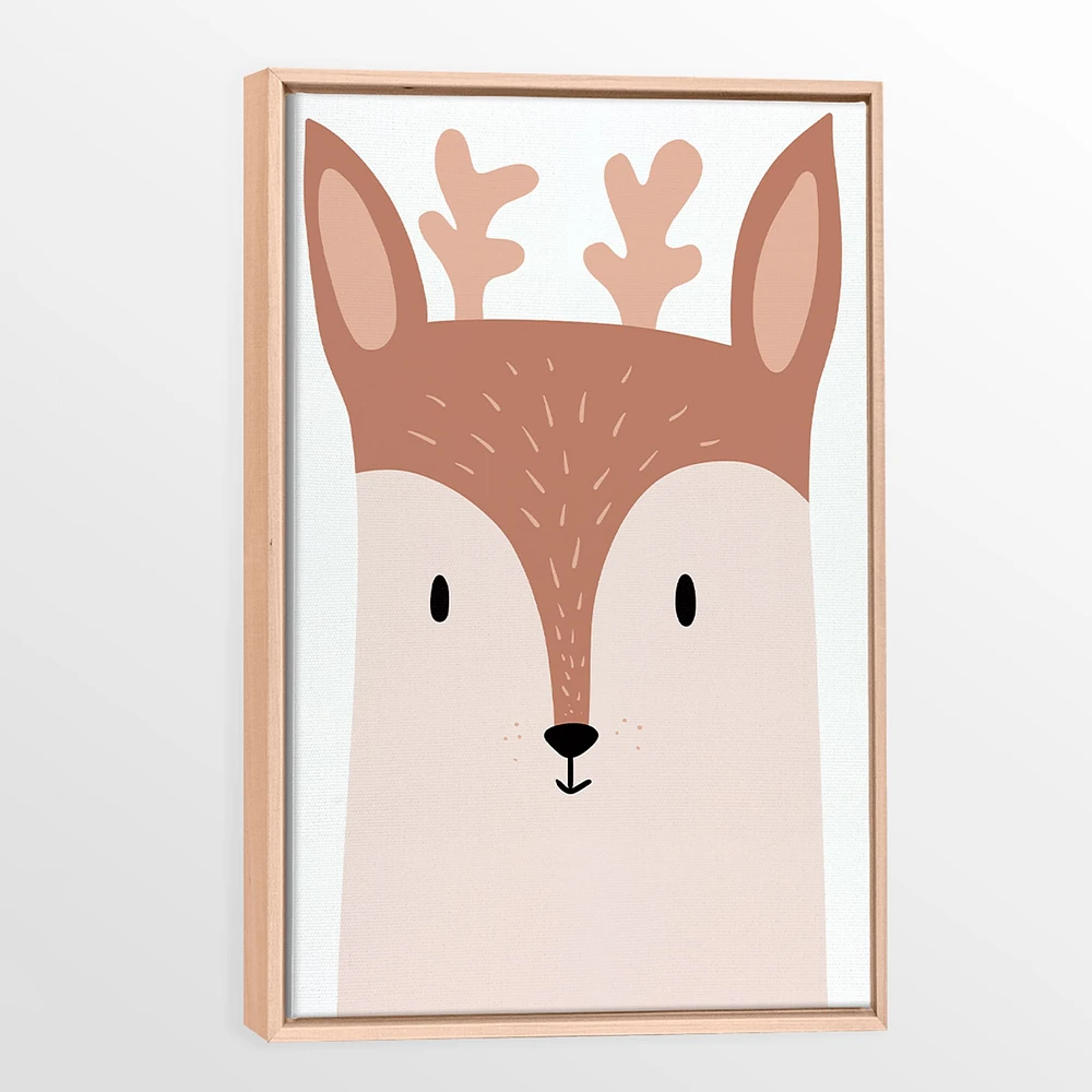 Canvas with Natural Wood Frame