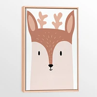 Canvas with Natural Wood Frame