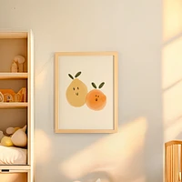Canva with Natural Frame
