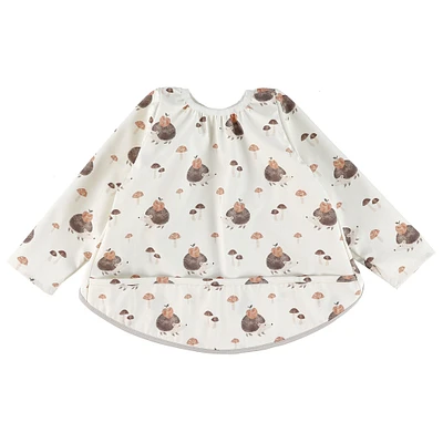 Hedgehogs L/s Bib 0-36m