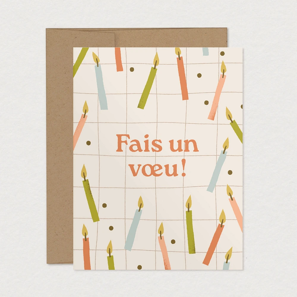 Carte de Souhait-Fais un Voeu!
