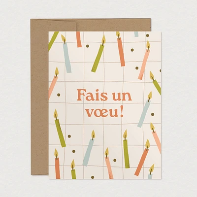 Carte de Souhait-Fais un Voeu!