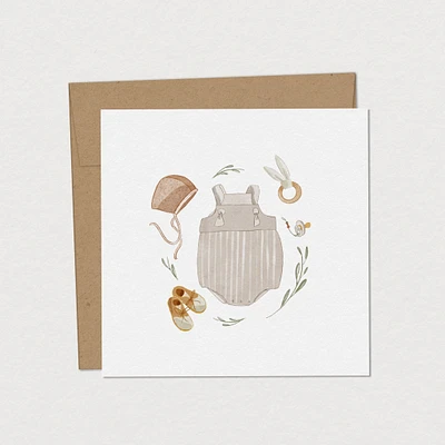 Carte de souhait - Naissance