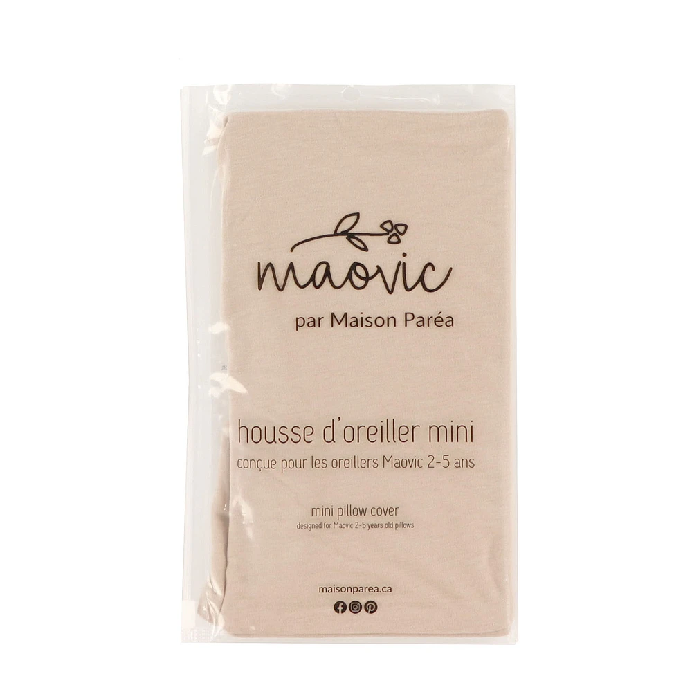 Housse d'Oreiller Maovic Mini 2-5ans - Lyocell Moka