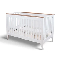 Botticelli Convertible Crib - White / Walnut