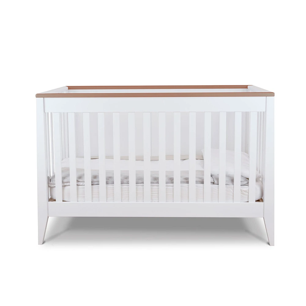 Botticelli Convertible Crib - White / Walnut