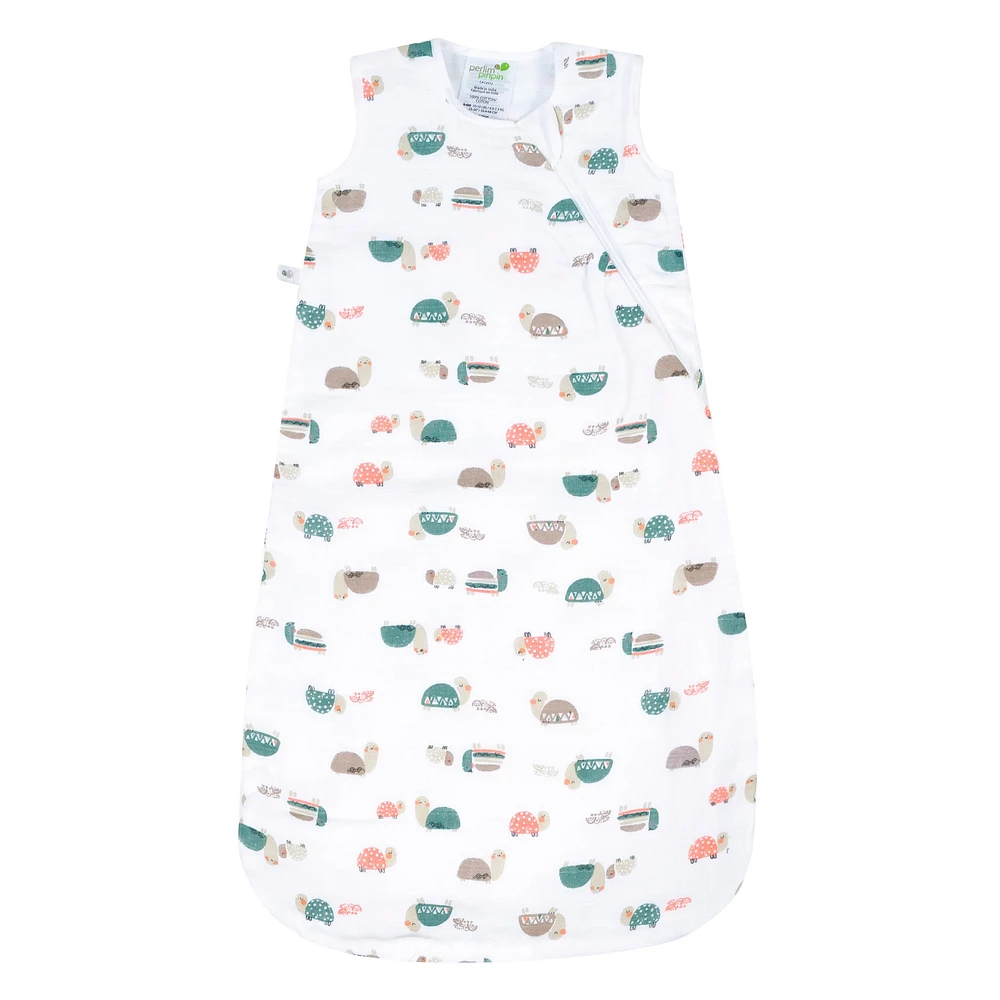 Muslin Sleep Bag 0-36 months - Turtles