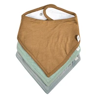 Bibs (3) Bamboo Honey / Foam / Gray