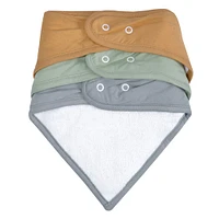 Bibs (3) Bamboo Honey / Foam / Gray