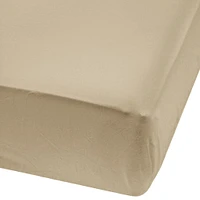 Baby Crib Fitted Sheet - Taupe Bamboo