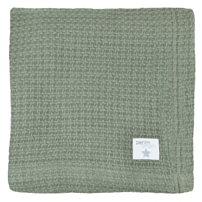 Couverture Bambou Tricot - Mousse
